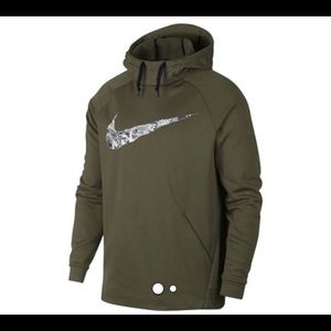 NWT Nike Men’s Dri-fit Green Therma Hoodie-932007